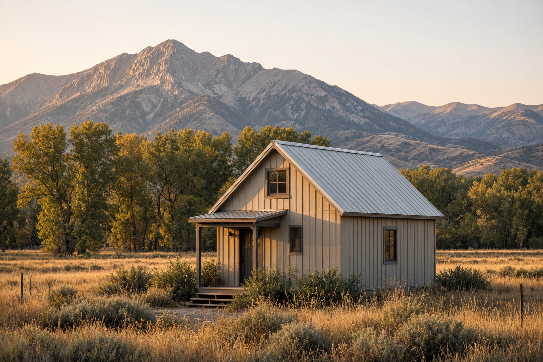 A barn-inspired accessory dwelling in rural Weber County